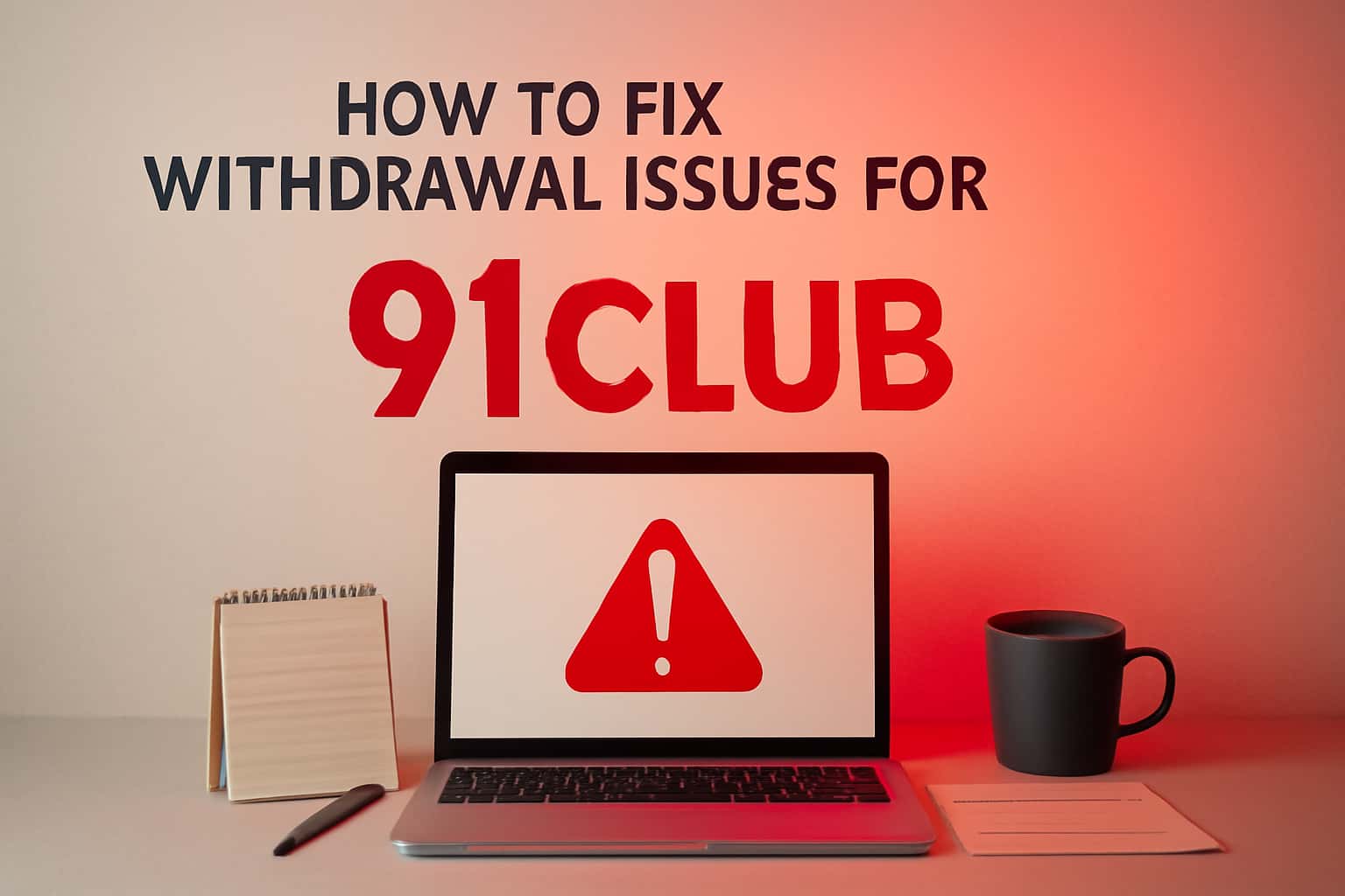 A neutral informational scene depicting withdrawal support for 91 Club.