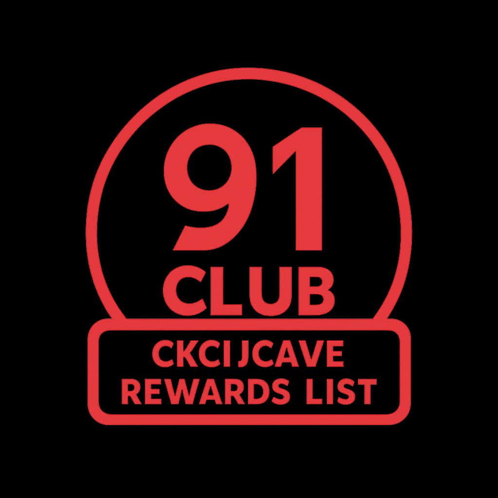 A badge design representing the 91 Club Exclusive Rewards List.
